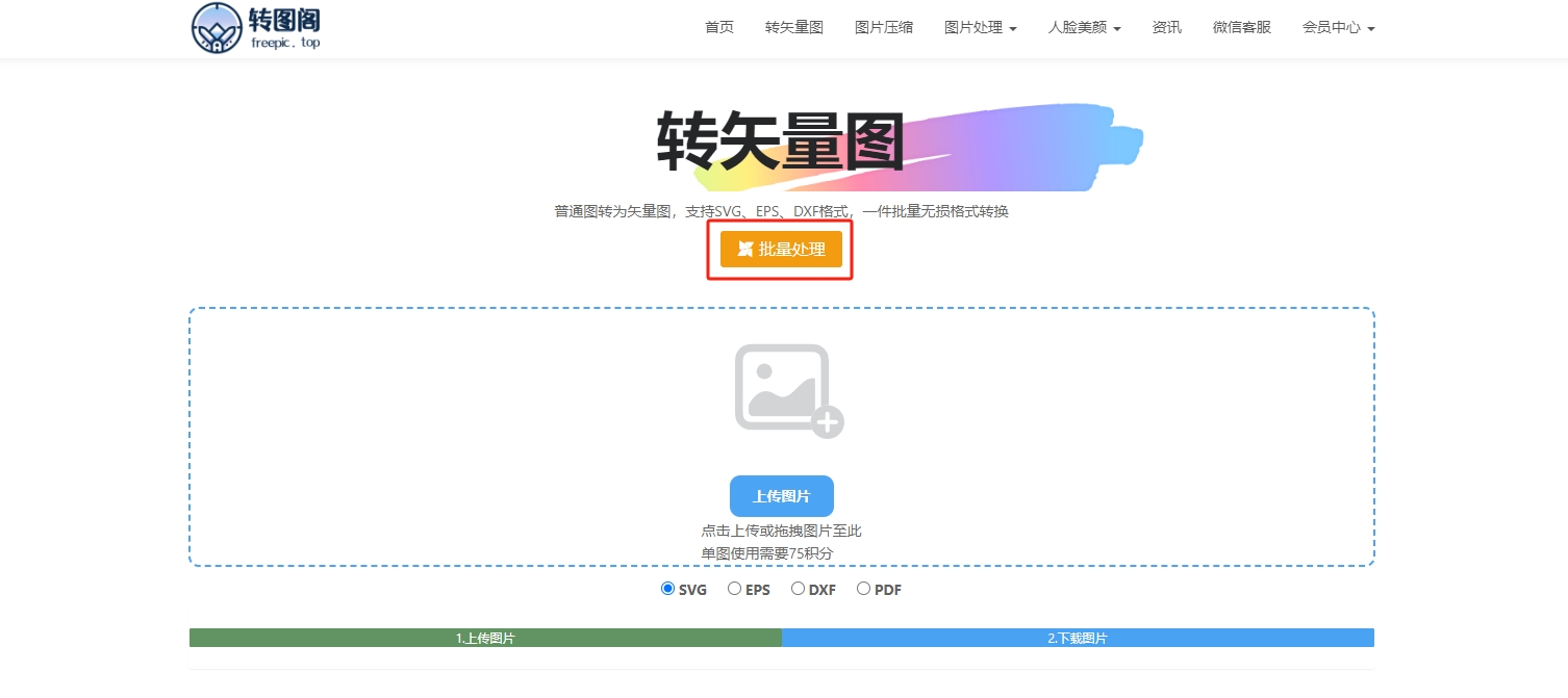 位图转矢量图